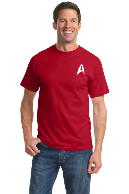 5x red t shirt