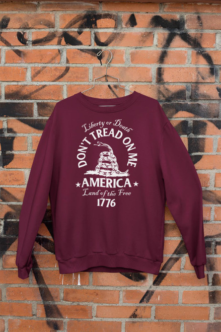 Dont Tread on Me Gadsden flag -Tea Party, Political  SWEATSHIRTS & HOODY'S