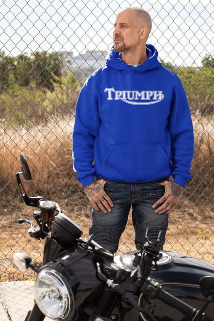 TRIUMPH MOTORCYCLES Dirt bike Motocross   Heavy Blend™ Sweatshirt HOODED