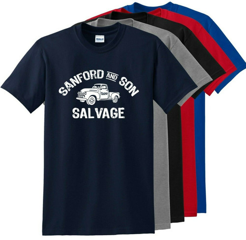Red Foxx Sanford and Sons Salvage TV Show Mens T-shirt /