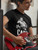 JOHNNY CASH T-shirt Man In Black Flippin Bird Finger Tees /