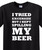FUNNY EXERCISE BEER TEE SHIRT All colors - up to 5X/
