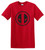 Jem Marvel Men's Deadpool LOGO - RED T-Shirt - SMALL THRU 5X