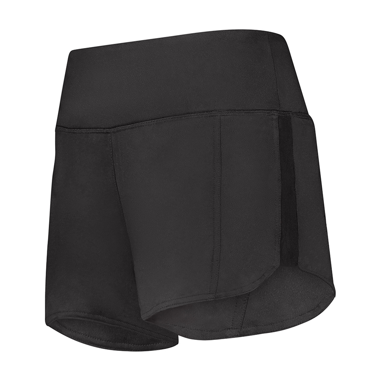  Lululemon Run Speed Up Short (Black, 4) : Clothing