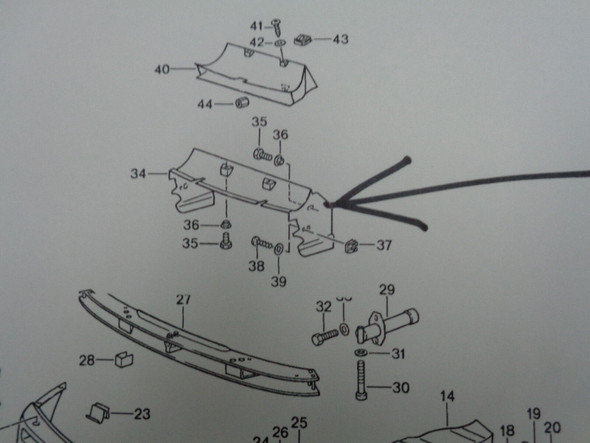 Bumper Upper Air Duct 944 turbo and s2 only skukey_1199483243