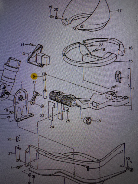968 Headlight Adjustment Strut