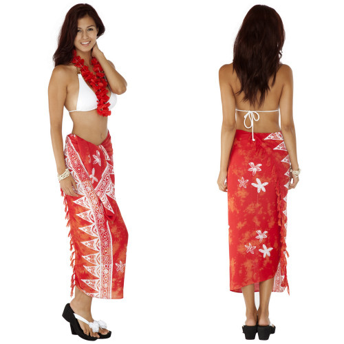 Starfish Sarong in Red