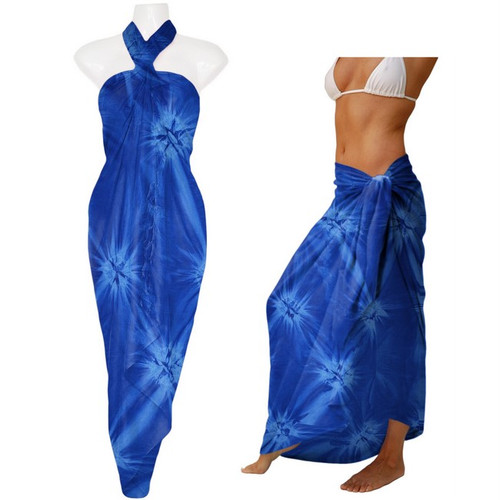 Tie Dye Sarong "Blue Starry Sky" Tie Dye Sarong "Blue Starry Sky"
