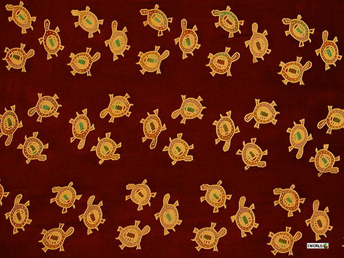 Turtles Sarong "Browns"