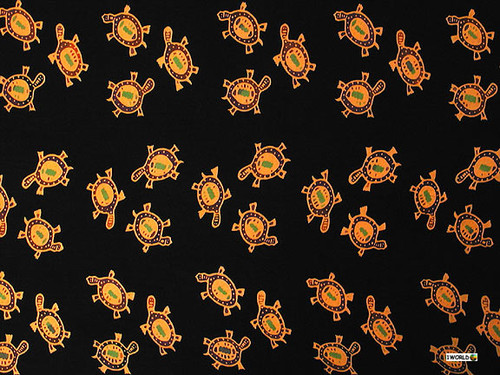 Turtles Sarong "Black"