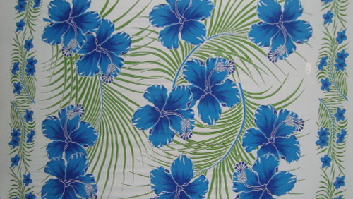 Sarong for Men Hawaiian Sarong in Blue/Green/White