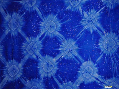 Tie Dye Mens Sarong "Blue Starry Sky" Tie Dye Mens Sarong "Blue Starry Sky"