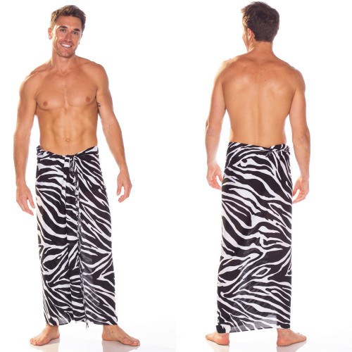 Zebra Mens Sarong in 2