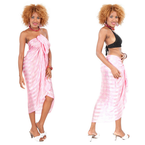 Silk Sarong in Pink - Final Sale - No Returns