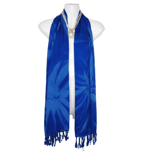 Smoked Motif Extra Wide Neck Scarf, Wrap or Shawl - in your choice of colors