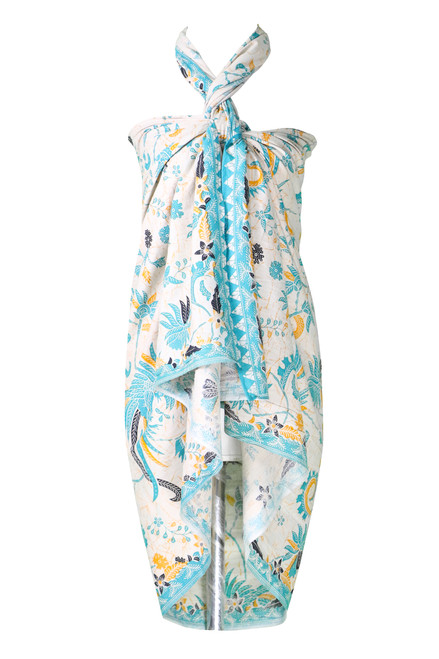 Traditional FRINGELESS Cotton Sarong Batik FM 28