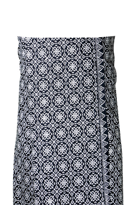 Mens Traditional FRINGELESS Cotton Sarong-1649675372