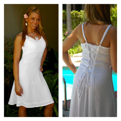 Summer Sundress in White