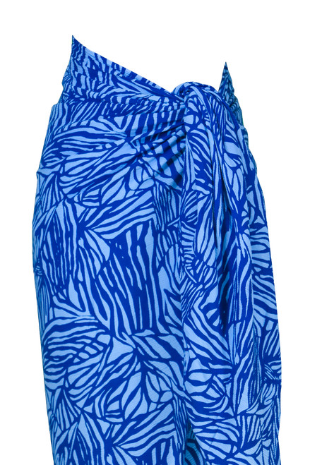 1 World Sarongs Abstract Motif in Blue