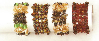 Stone / Shell Stretch Bracelet - Assorted