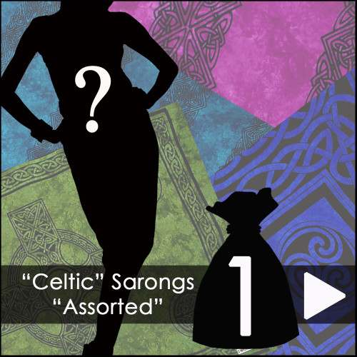 "Celtic" Sarongs (Assorted*) Hot/Best Seller - Final Sale - No Returns