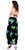 Turquoise and Black Butterfly Sarong 12