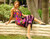 Multi Colored Butterfly Sarong