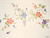 Sequined / Embroidered / Floral with Butterfly Sarong "White"