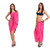 Sequined / Embroidered / Floral Sarong "Hot Pink" Sequined / Embroidered / Floral Sarong "Hot Pink"