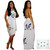 Sequined / Embroidered / Floral Birds Sarong in White