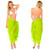 Light Green Sarong w/ Triple Embroidery