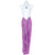 Spring Leaves Sarong "Light Purple / White"