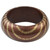 Abstract Snake Print Wooden Bangle in Brown Abstract Snake Print Wooden Bangle in Brown
