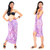 Dahlia Floral Sarong in Light Purple