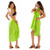 Gecko & Leaf Sarong in Lime Green