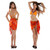 Butterfly Half Sarong "Orange / Multi-Color"