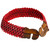 Coconut Buckle Belt in Red