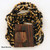 13 Row Bracelet with Wood Toggle in Black/Bronze