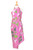 Hawaiian Sarong "Pink w/ Greens" - SECONDS