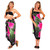 Hawaiian Floral Sarong in Pink/Black