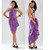 Leaf Sarong in Purple