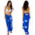 Skull Sarong "Blue and White"