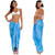 Sarong "Light Blue" Smoked