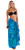 Sarong "Turquoise Blue" Smoked