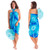 Blue and Turquoise Tie Dye Sarong