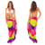 Tie Dye Sarong in Lime, Pink and Purple