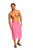 Mens Beach Wrap Cotton Sarong in Hot Pink with FREE Bag - Fringeless Sarong