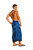 Aquatic Life Mens Sarong in Deep Blue