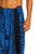 Aquatic Life Mens Sarong in Deep Blue