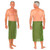 Bamboo Mens Sarong in Olive Green